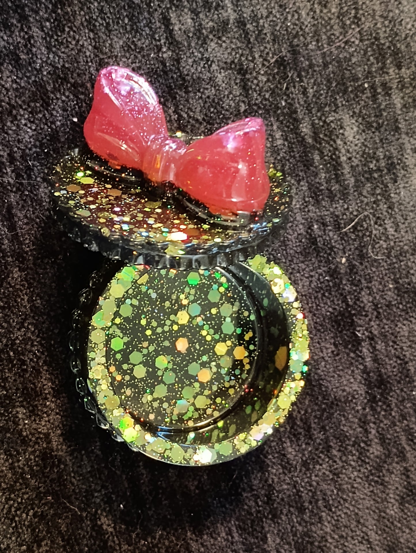 Small trinket jar with bow